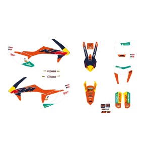 BLACKBIRD KOMPLET NAKLEJEK (OKLEIN) KTM SX/SX-F \'16-\'18, EXC/EXC-F \'17-\'19 REPLICA KTM FACTORY MXGP 26