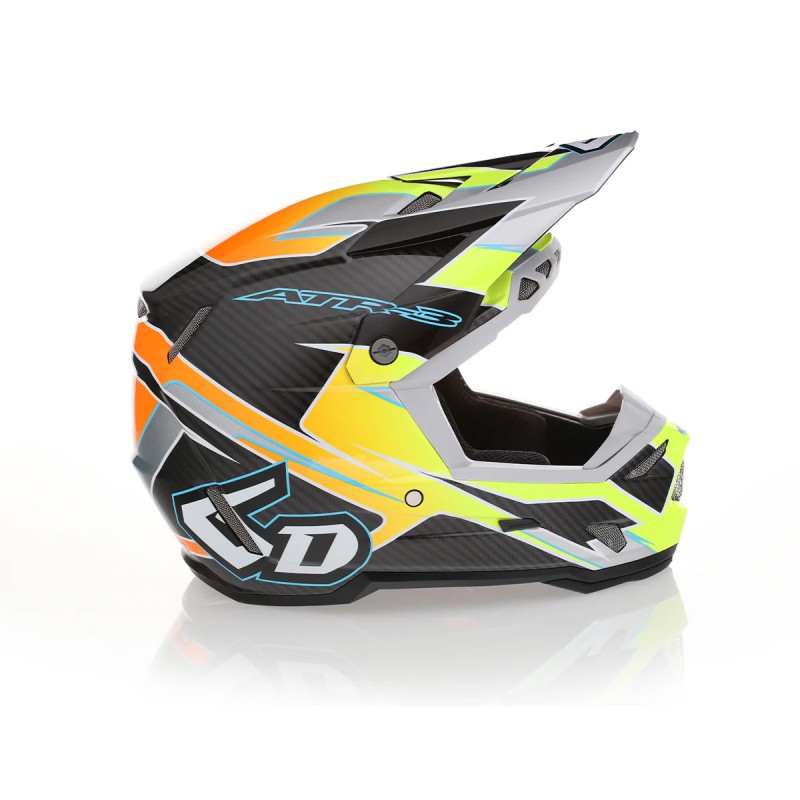 6D HELMETS KASK CROSS/ENDURO ATR-3 REFLEX NEON YELLOW FIM (FRHPhe-02) KOLOR ŻÓŁTY FLUO ROZMIAR S