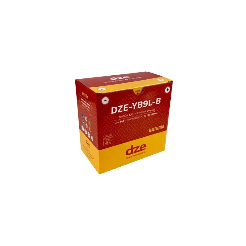 DZE AKUMULATOR ŻELOWY YB9L-B 12V 9AH 120A 135X75X138 BEZOBSŁUGOWY - ZALANY (12)