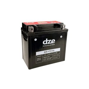 DZE AKUMULATOR ŻELOWY YTX14L 12V 12AH 200A 150X87X146 BEZOBSŁUGOWY - ZALANY (12)