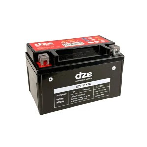 DZE AKUMULATOR ŻELOWY YTX7A 12V 6AH 105A 150X87X94 BEZOBSŁUGOWY - ZALANY (12)