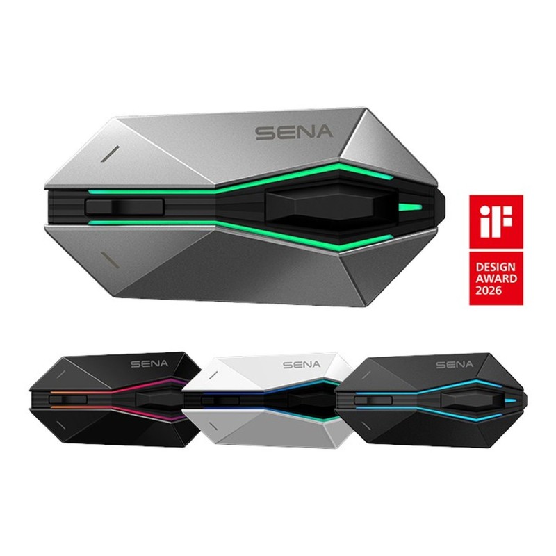 SENA 2026/07 INTERKOM MOTOCYKLOWY 60X MESH 3.0 2.0 BLUETOOTH 5.3 WAVE DO 2000M Z SYSTEMEM AUDIO BOSE ( 2 ZESTAWY ) (EL)