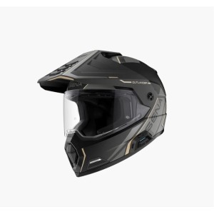 SENA 2026/07 KASK OUTLANDER DUAL SPORT FIBERGLASS Z INTERKOMEM MESH 3.0 DO 2000M ROZMIAR S KOLOR CZARNY MATT ( ECE R22.06 ) (EL)