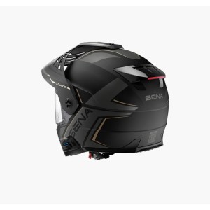 SENA 2026/07 KASK OUTLANDER DUAL SPORT FIBERGLASS Z INTERKOMEM MESH 3.0 DO 2000M ROZMIAR S KOLOR CZARNY MATT ( ECE R22.06 ) (EL)