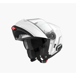 SENA 2026/07 KASK OUTRUSH 2 SZCZĘKOWY Z INTERKOMEM MESH 3.0 DO 1200M ROZMIAR M KOLOR BIAŁY ( ECE R22.06 ) (EL)