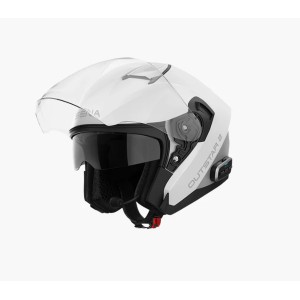 SENA 2026/07 KASK OUTSTAR 2 OTWARTY JET Z INTERKOMEM MESH 3.0 DO 1200M ROZMIAR M KOLOR BIAŁY ( ECE R22.06 ) (EL)