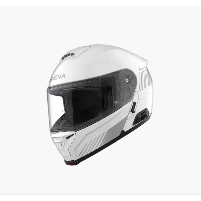 SENA 2026/07 KASK SPECTER SZCZĘKOWY / OTWARTY FLIP-UP FIBERGLASS Z INTERKOMEM MESH 3.0 DO 2000M ORAZ SYSTEMEM AUDIO HARMAN KARDO