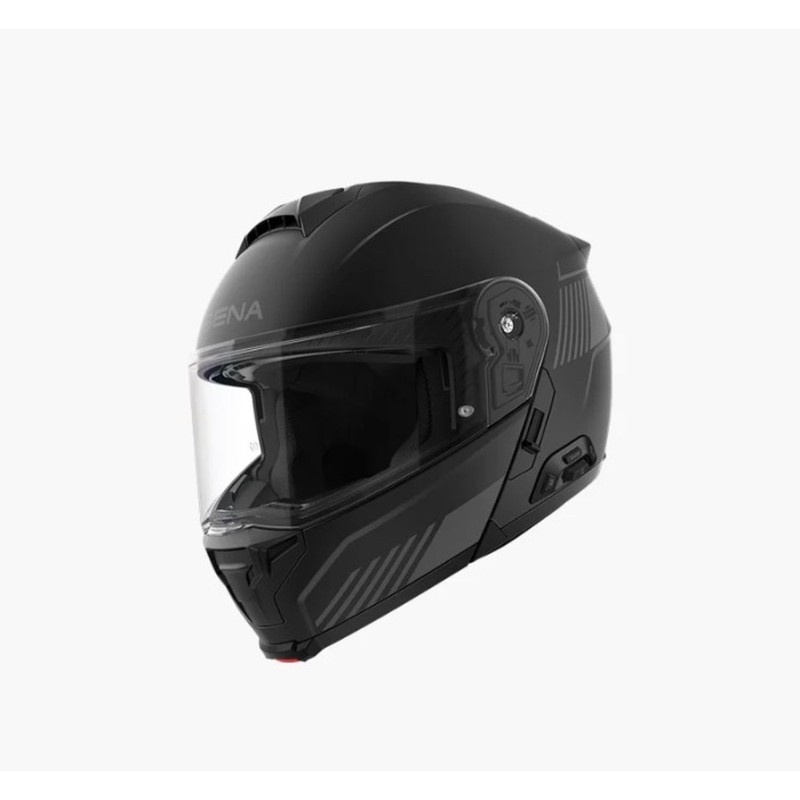 SENA 2026/07 KASK SPECTER SZCZĘKOWY / OTWARTY FLIP-UP FIBERGLASS Z INTERKOMEM MESH 3.0 DO 2000M ORAZ SYSTEMEM AUDIO HARMAN KARDO