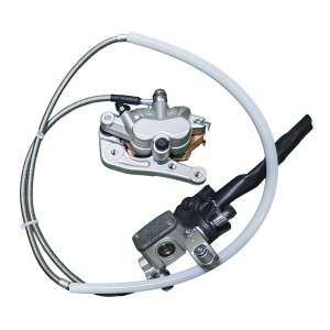 PROMX ZESTAW HAMULCA PRZEDNIEGO ZACISK (ZAWIERA KLOCKI HAMULCOWE) , PRZEWÓD, POMPA HAMULCOWA KTM 125/150/200/250/300/350/450 SX,