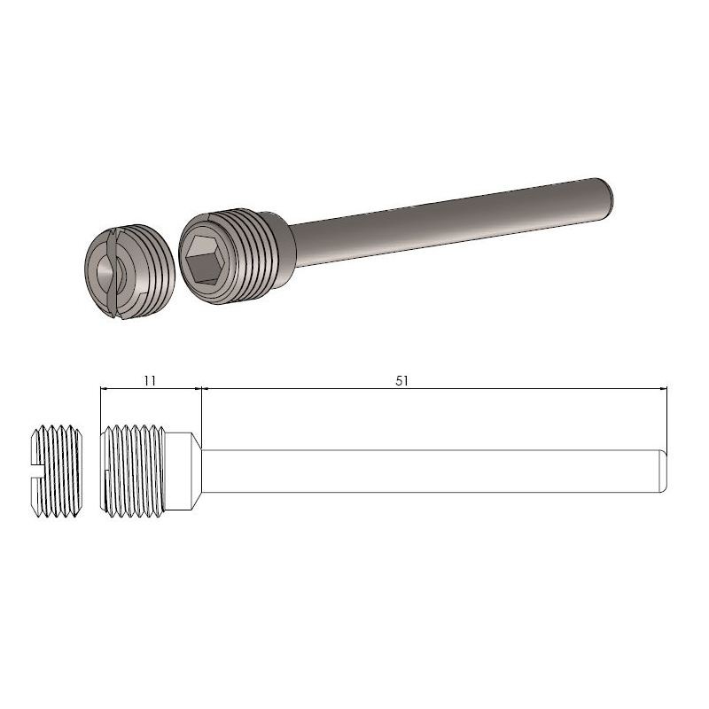 MOTO-MASTER TRZPIEŃ (WIESZAK) KLOCKÓW HAMULCOWYCH PRZÓD HONDA CB/CBF/CBR/CRF/NT/NTV/VFR/VT, KAWASAKI Z 750 R\'11-\'12, ZX-7RR, S