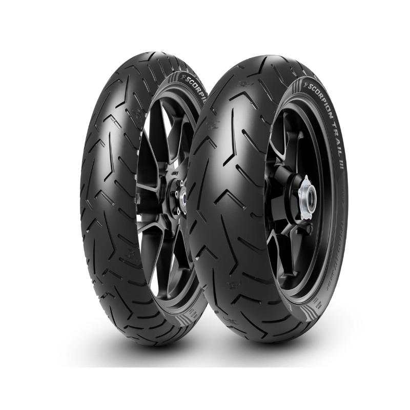 PIRELLI KOMPLET OPON (4255200/26) 120/70ZR19 SCORPION TRAIL III 60W TL M/C PRZÓD DOT 2026 + (4255900/26) 170/60ZR17 SCORPION TRA
