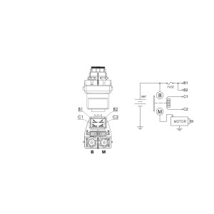 DZE PRZEKAŹNIK ROZRUSZNIKA KAWASAKI KSF 400 \'03-\'06; SUZUKI LT-Z 400 QUADSPORT \'03-\'08; LT-A 700 KINGQUAD \'05-\'07 (OEM 270