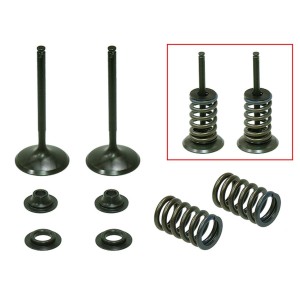 NAMURA (PSYCHIC) ZAWORY SSĄCE (KOMPLET 2 SZT. ZAWORÓW ZE SPRĘŻYNAMI I PODKŁADKAMI) HONDA CRF 450 R \'02-\'08, TRX 450 R / ER \'0