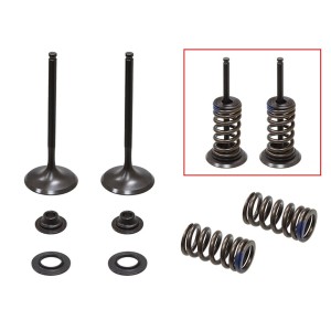 NAMURA (PSYCHIC) ZAWORY SSĄCE (KOMPLET 2 SZT. ZAWORÓW ZE SPRĘŻYNAMI I PODKŁADKAMI) KAWASAKI KXF 250 \'04-\'06, SUZUKI RMZ 250 \'