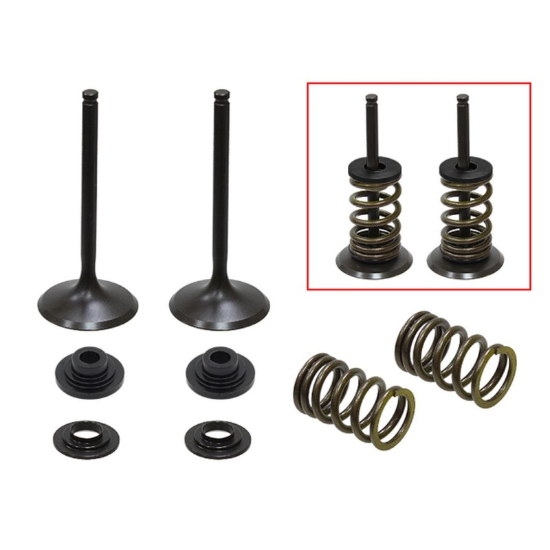 NAMURA (PSYCHIC) ZAWORY SSĄCE (KOMPLET 2 SZT. ZAWORÓW ZE SPRĘŻYNAMI I PODKŁADKAMI) SUZUKI RMZ 450 \'08-\'15, RMX 450 \'10-\'14 S