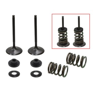NAMURA (PSYCHIC) ZAWORY SSĄCE (KOMPLET 2 SZT. ZAWORÓW ZE SPRĘŻYNAMI I PODKŁADKAMI) SUZUKI RMZ 450 \'05-\'06 STALOWE (36X4,98X82,
