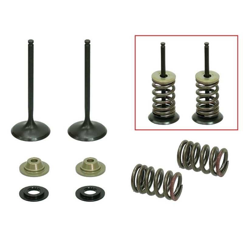 NAMURA (PSYCHIC) ZAWORY SSĄCE (KOMPLET 2 SZT. ZAWORÓW ZE SPRĘŻYNAMI I PODKŁADKAMI) KAWASAKI KX 250 F (KXF250) \'11-\'16 (XU-0953