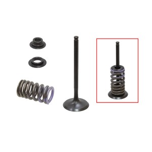 NAMURA (PSYCHIC) ZAWÓR SSĄCY (KOMPLETNY ZAWÓR ZE SPRĘŻYNAMI I PODKŁADKAMI) HONDA CRF 150 F \'06-\'17 STALOWY (29,93X4,89X83,4MM)