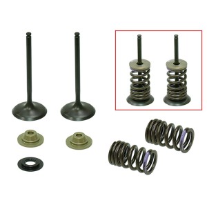 NAMURA (PSYCHIC) ZAWORY SSĄCE (KOMPLET 2 SZT. ZAWORÓW ZE SPRĘŻYNAMI I PODKŁADKAMI) KAWASAKI KXF 250 \'07-\'08 STALOWE (30,97X4,4