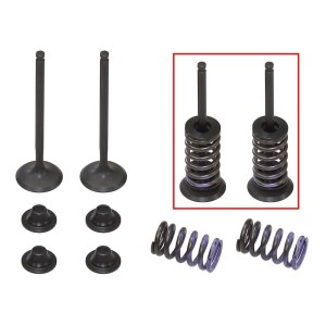 PSYCHIC ZAWORY WYDECHOWE (KOMPLET 2 SZT. ZAWORÓW ZE SPRĘŻYNAMI I PODKŁADKAMI) YAMAHA WRF 250 \'15-\'23, YZF 250 \'14-\'23, YZF 2