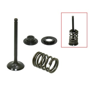 NAMURA (PSYCHIC) ZAWÓR SSĄCY (KOMPLETNY ZAWÓR ZE SPRĘŻYNAMI I PODKŁADKAMI) HONDA CRF 110 F \'13-\'23 STALOWY (25,5X4,98X76,6MM) 