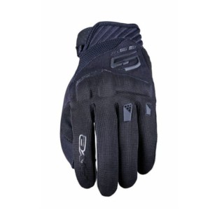 FIVE GLOVES RĘKAWICE TEKSTYLNE GLOBE EVO KOLOR CZARNY ROZMIAR 7 (XS)