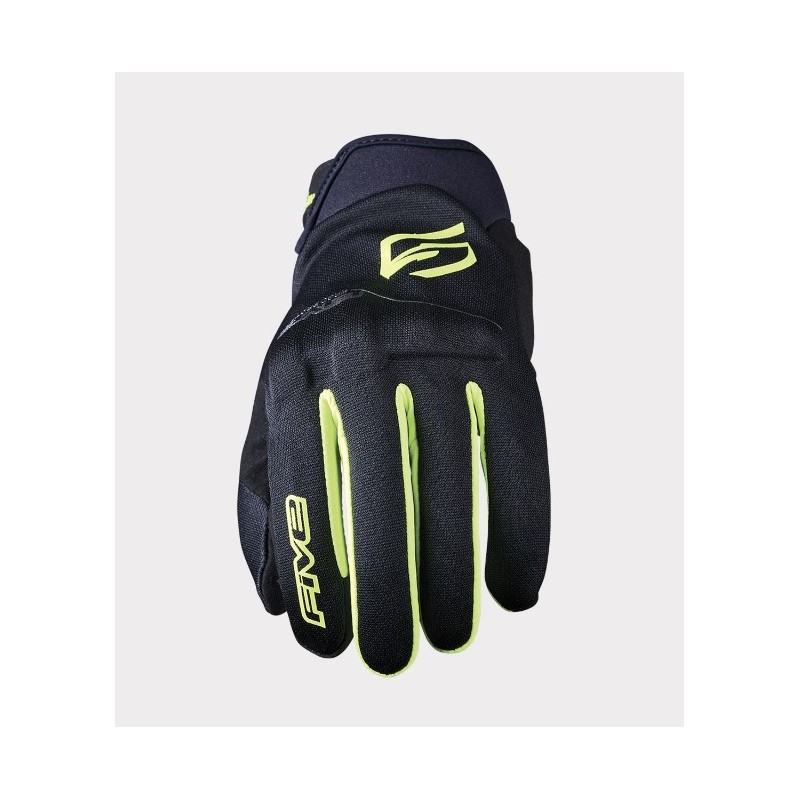 FIVE RĘKAWICE TEKSTYLNE GLOBE EVO KOLOR CZARNY/ŻÓŁTY FLUO ROZMIAR 13 (3XL)