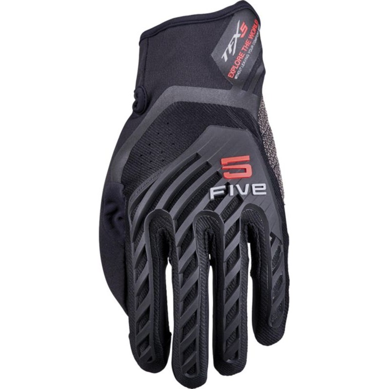 FIVE RĘKAWICE MOTOCYKLOWE TFX5 KOLOR CZARNY ROZMIAR 9 (M)