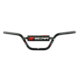 Kierownica do mini cross i pit bike wysoka 22,2mm kolor czarny