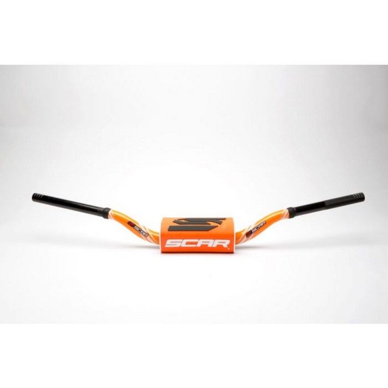 Kierownica SCAR RACING 28.6mm Model RC Bend Pomarańczowo/Czarna
