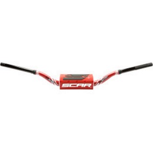Kierownica SCAR RACING 28,6mm Model RC Bend - Czerwono-Czarny