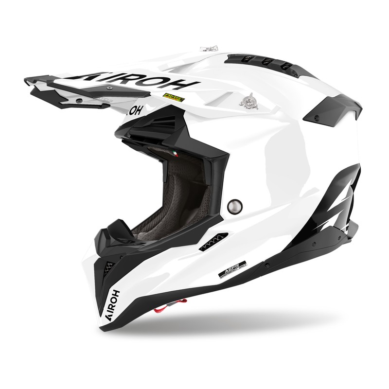 AIROH KASK CROSS / ENDURO / ATV / QUAD AVIATOR 3 FIM (FRHPhe-02) KOLOR BIAŁY POŁYSK ROZMIAR S