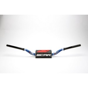 Kierownica SCAR RACING 28,6mm VILLOPOTO/STEWART Niebiesko-Czarna