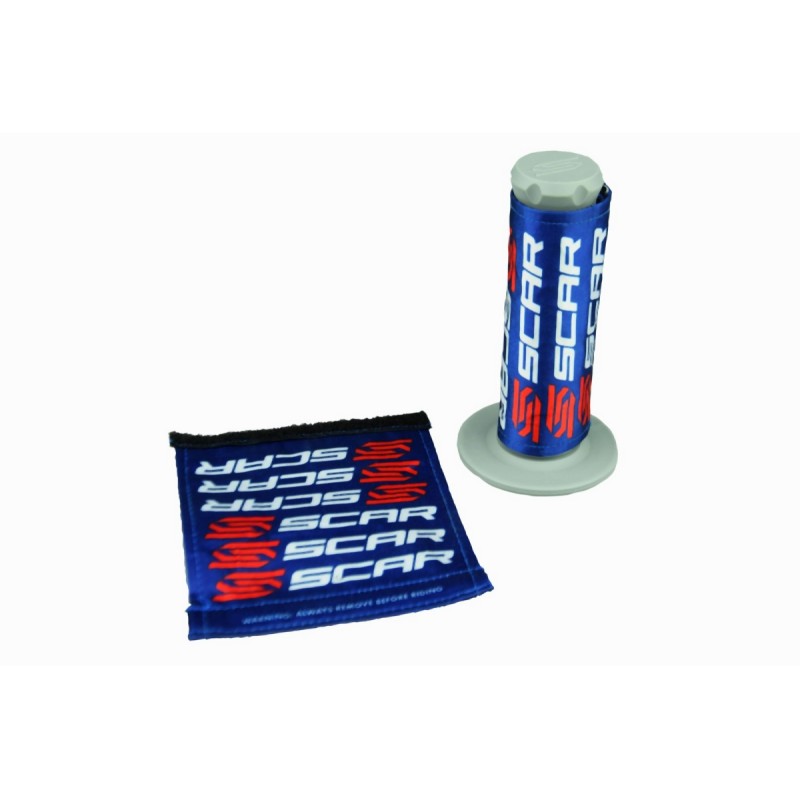 Nakładki ochronne na manetki - niebiesko-biało-czerwone