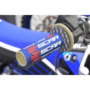 Nakładki ochronne na manetki - niebiesko-biało-czerwone