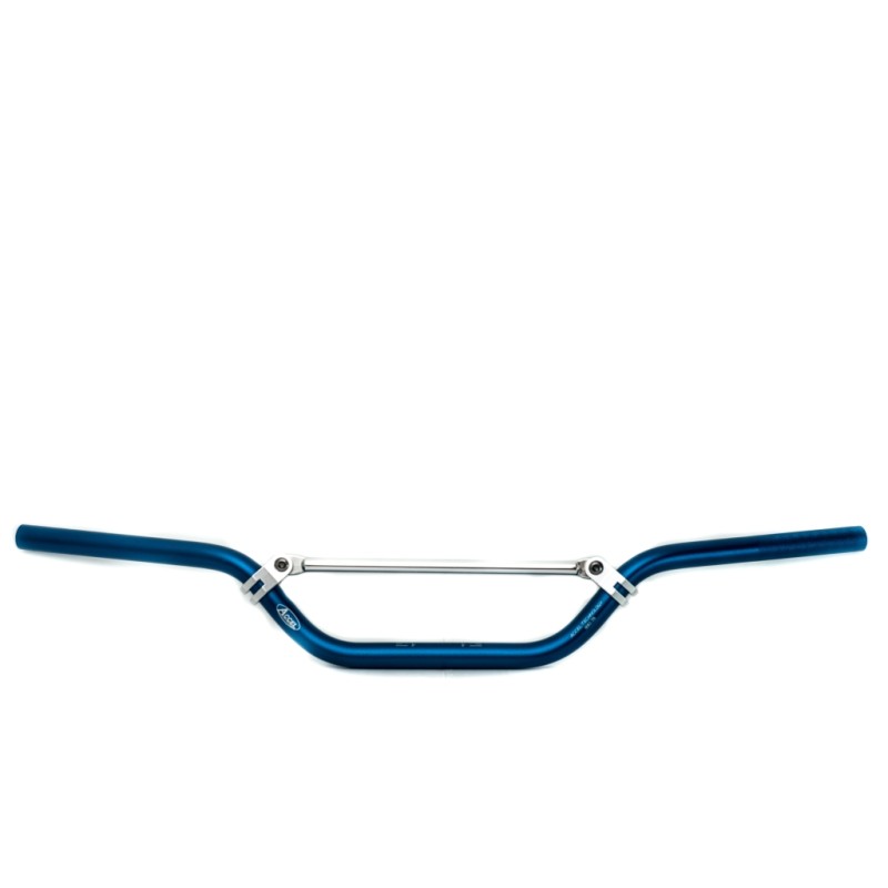 Kierownica aluminiowa z poprzeczką MX Mini niebieska - szer. 732mm, wys. 100mm