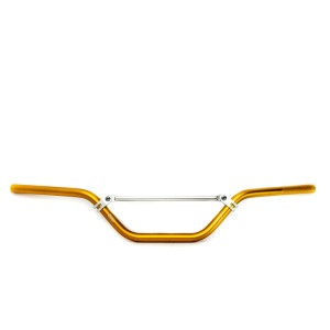 Kierownica aluminiowa z poprzeczką do ATV - złoty kolor - szerokość 770mm, wysokość 130mm