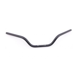 Kierownica aluminiowa do roweru - czarna, wysoka, 22,2mm