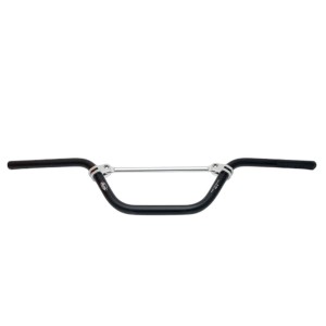 Kierownica aluminiowa z poprzeczką Pit Bike 'L' czarna - szerokość 734mm, wysokość 171mm