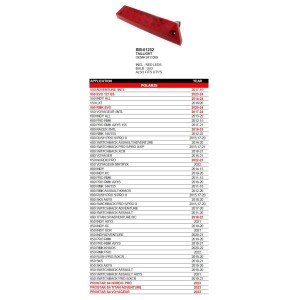 SPI SNOW LAMPA TYLNA POLARIS (SKUTER ŚNIEŻNY)