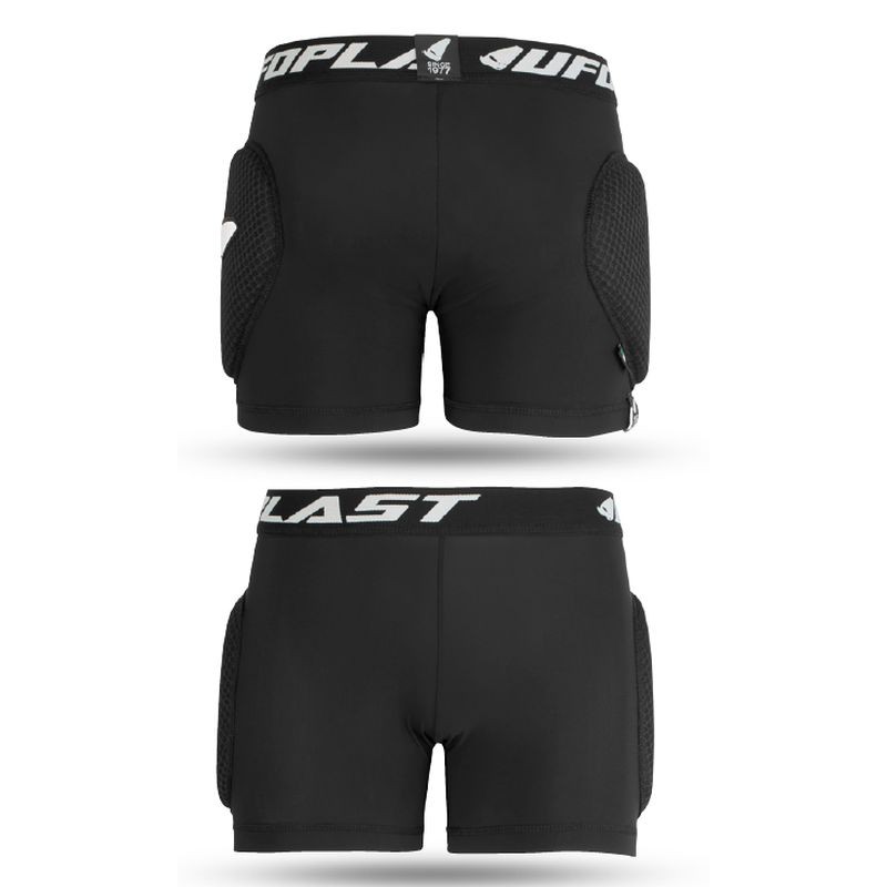 UFO Spodenki z Ochraniaczami Reborn MV6 Dziecięce / Junior Kolor Czarny Rozmiar L