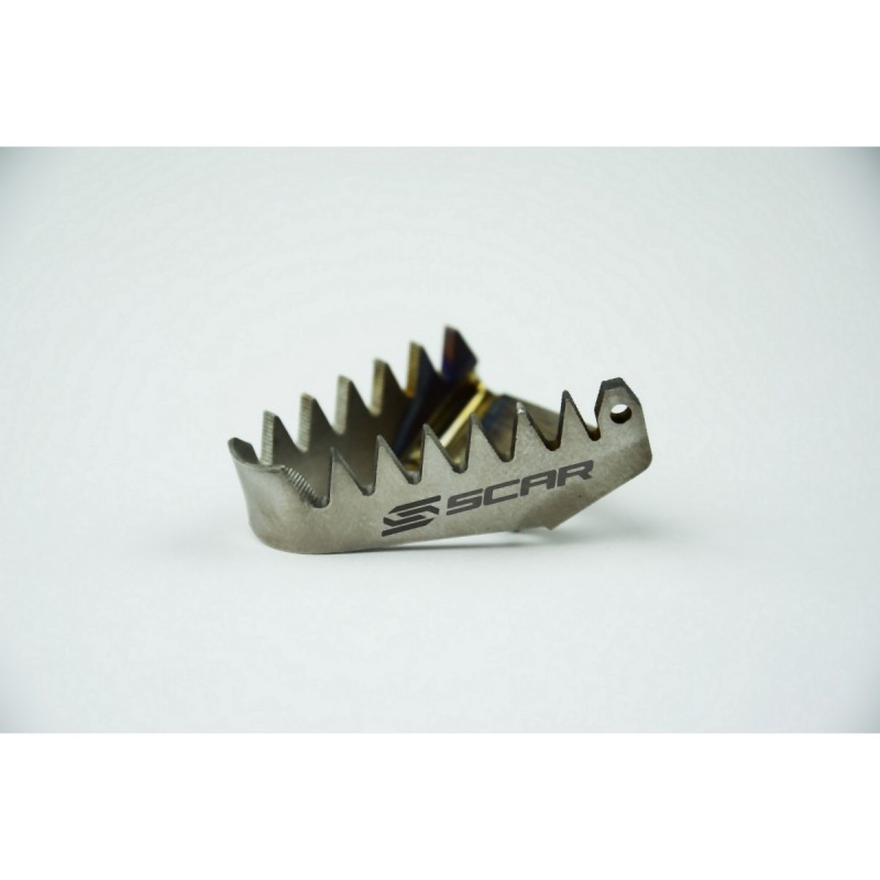 Końcówka dźwigni hamulca tylnego KTM Husqvarna Sherco Beta - kolor tytanowy