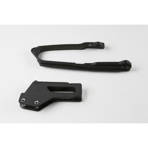 Komplet ślizg UFO + prowadnica łańcucha Suzuki RM 125/250 '99-'00