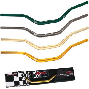 Kierownica aluminiowa 28,6 mm do motocykla Honda CR - złoty kolor, szerokość 790 mm, wysokość 101 mm