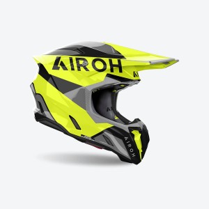 AIROH PROMOCJA KASK CROSS / ENDURO / ATV / QUAD TWIST 3 KING KOLOR SZARY/CZARNY/ŻÓŁTY FLUO ROZMIAR S
