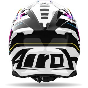 AIROH KASK CROSS / ENDURO / ATV / QUAD TWIST 3 RAINBOW KOLOR BIAŁY/CZARNY/ZÓŁTY/FIOLETOWY ROZMIAR M
