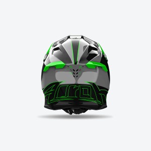 AIROH PROMOCJA KASK CROSS / ENDURO / ATV / QUAD TWIST 3 SHARD GREEN GLOSS - Zielony Fluor/Czarny/Szary - Rozmiar M