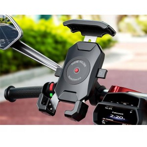 UCHWYT MOTOCYKLOWY NA TELEFON - BIKETEC R15-METAL