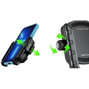 UCHWYT MOTOCYKLOWY NA TELEFON BIKETEC R9-CLIP