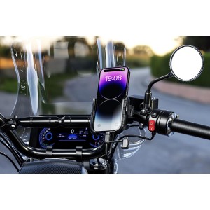 Uchwyt motocyklowy na telefon Quick Lock z ładowarką USB 3.0 Power Delivery - R9